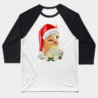 Cat with a hat / Christmas gifts, holiday day gifts Baseball T-Shirt